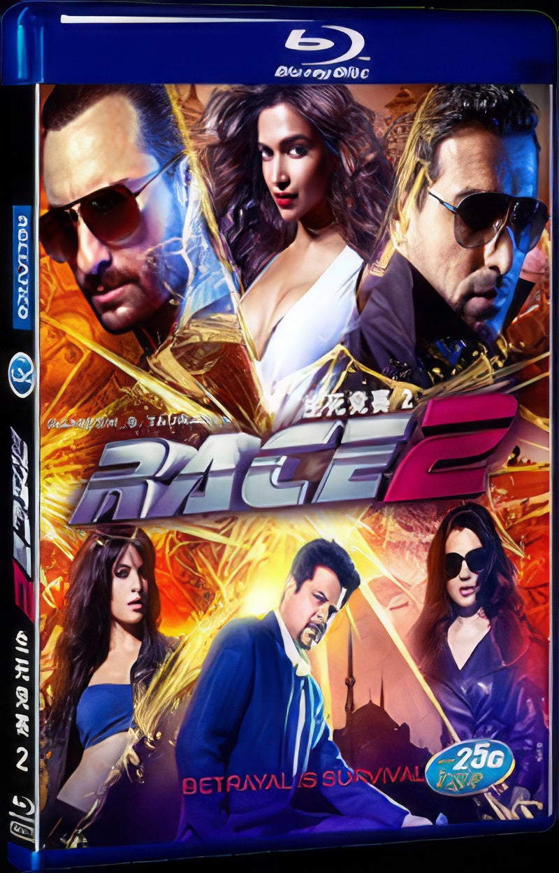 2013 Race 2 1080P for Gift 1-Disc All RegionPlay Seal Box Blu-ray