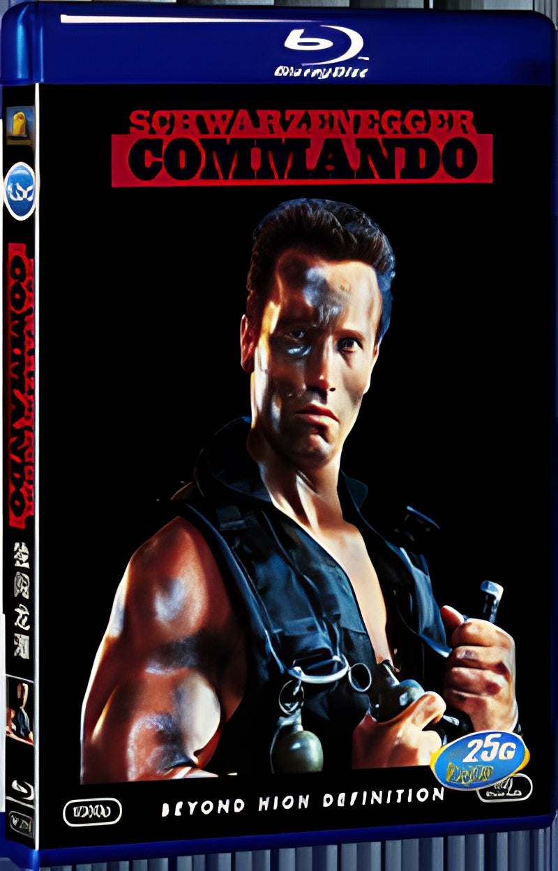 1985 Commando 1080P for Gift 1-Disc All RegionPlay Seal Box Blu-ray