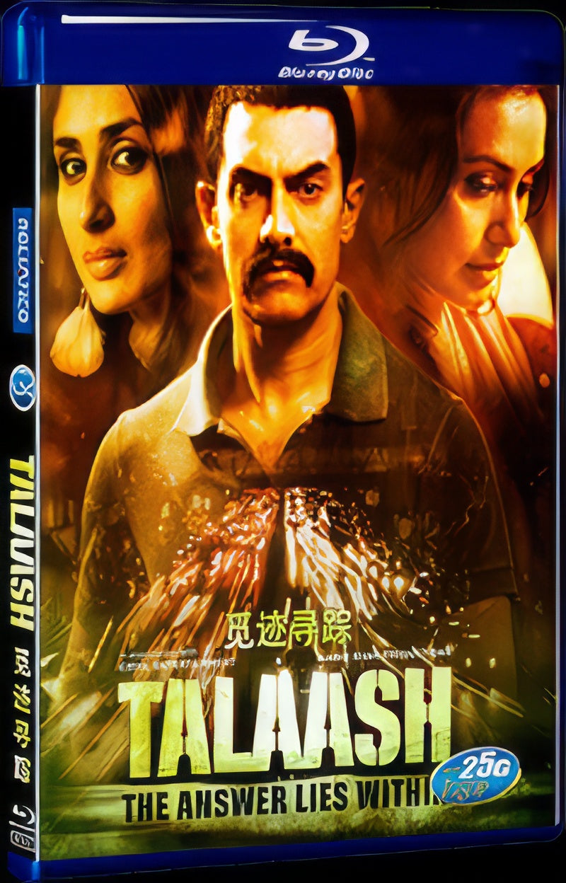 2012 Talaash/Talaash: The Answer Lies Within 1080P for Gift 1-Disc All RegionPlay Seal Box Blu-ray