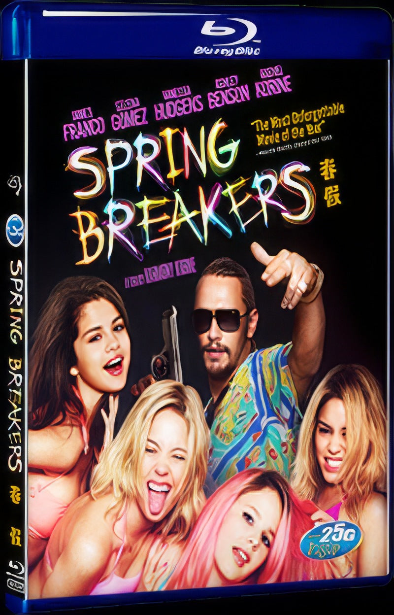 2012 Spring Breakers Movie 1-Disc Box Set for Gift Collection Blu-ray