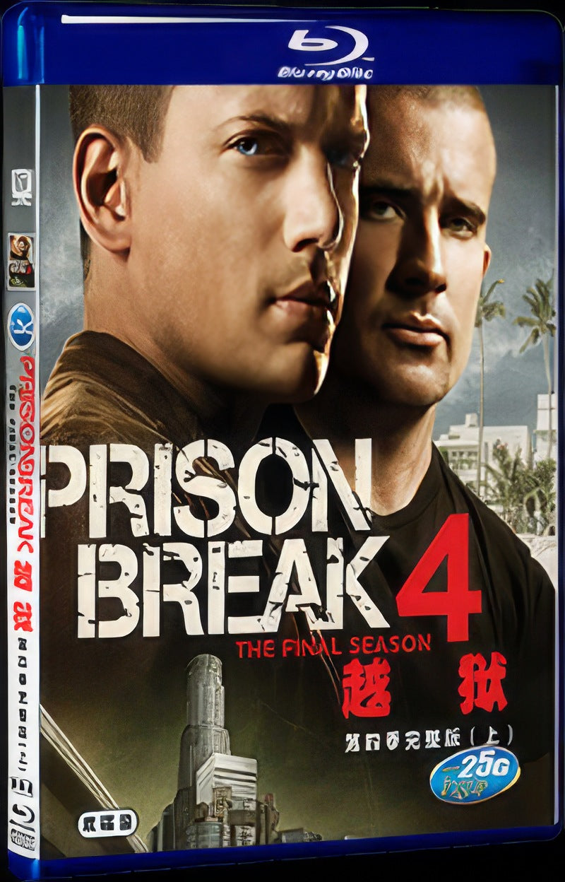 2008 Prison Break Season 4 Movie 6-Disc Box Set for Gift Collection Blu-ray