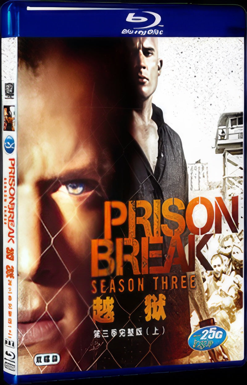2007 Prison Break Season 3 Movie 4-Disc Box Set for Gift Collection Blu-ray