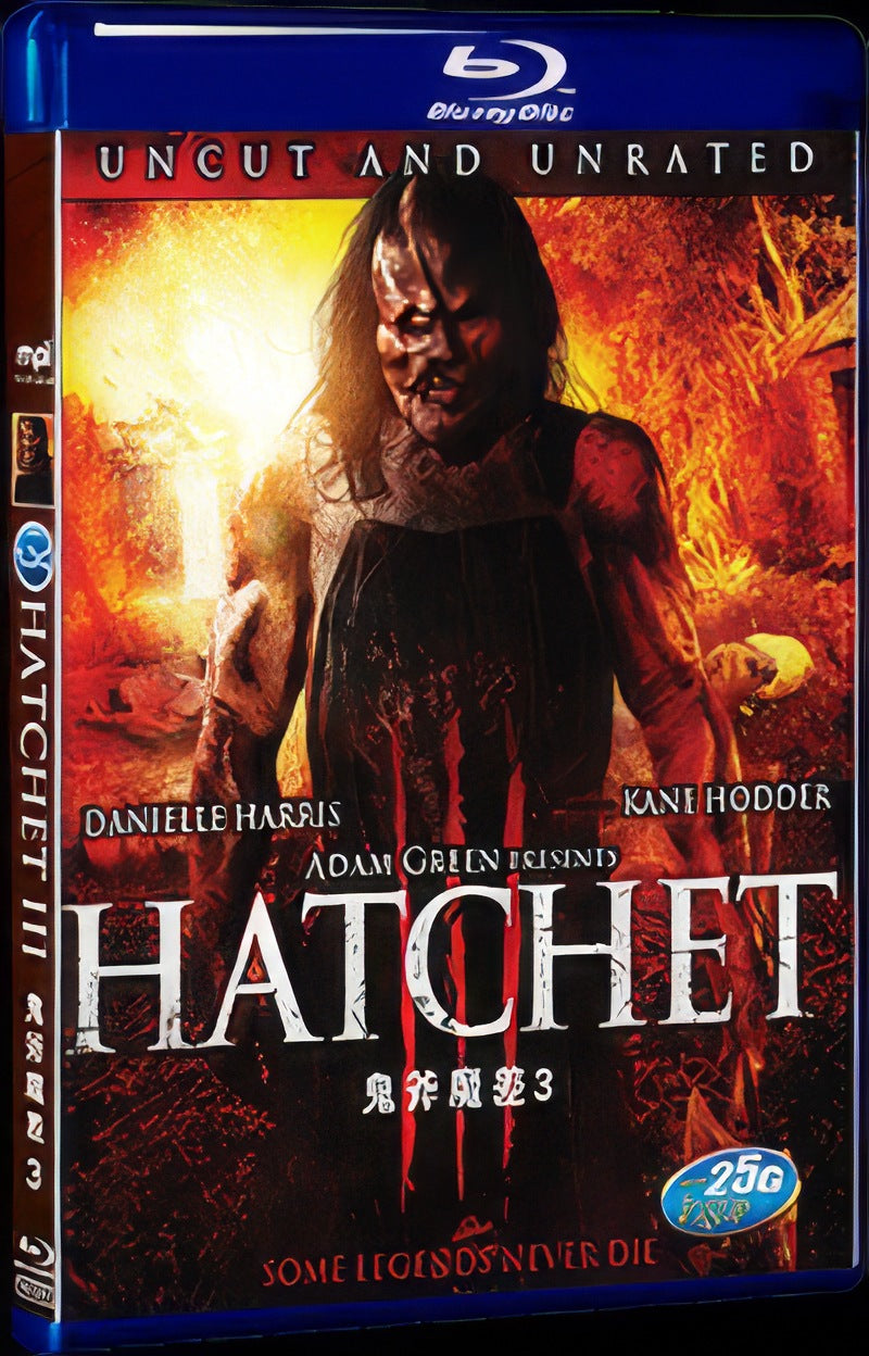 2013 Hatchet III Movie 1-Disc Box Set for Gift Collection Blu-ray