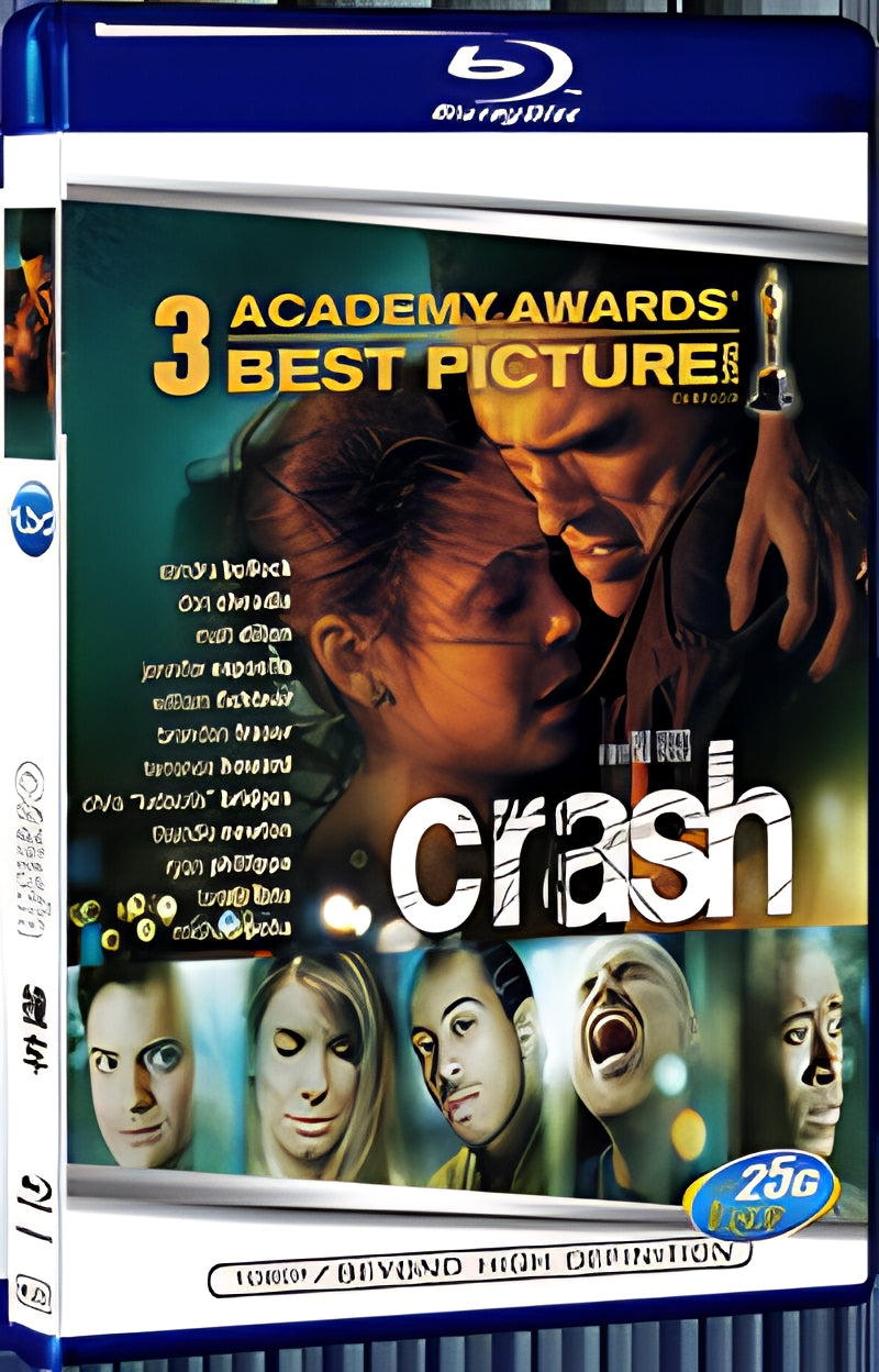 2004 Crash 1080P for Gift 1-Disc All RegionPlay Seal Box Blu-ray