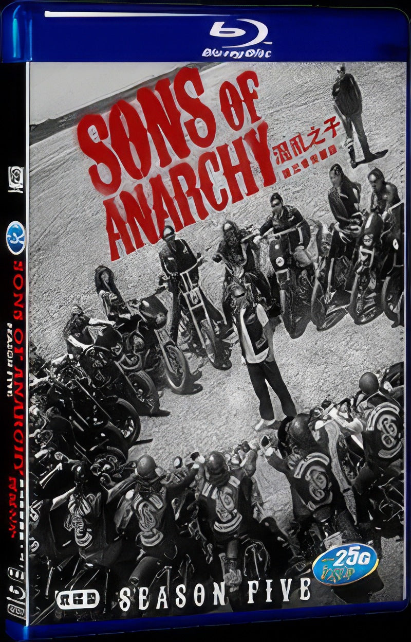 2012 Sons of Anarchy Movie 3-Disc Box Set for Gift Collection Blu-ray