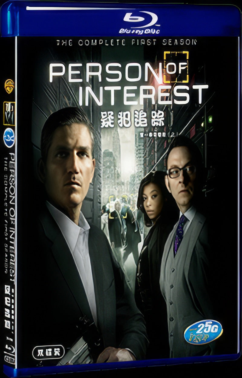 Person of Interest Season 1(2011) Movie 4-Disc Box Set for Gift Collection Blu-ray