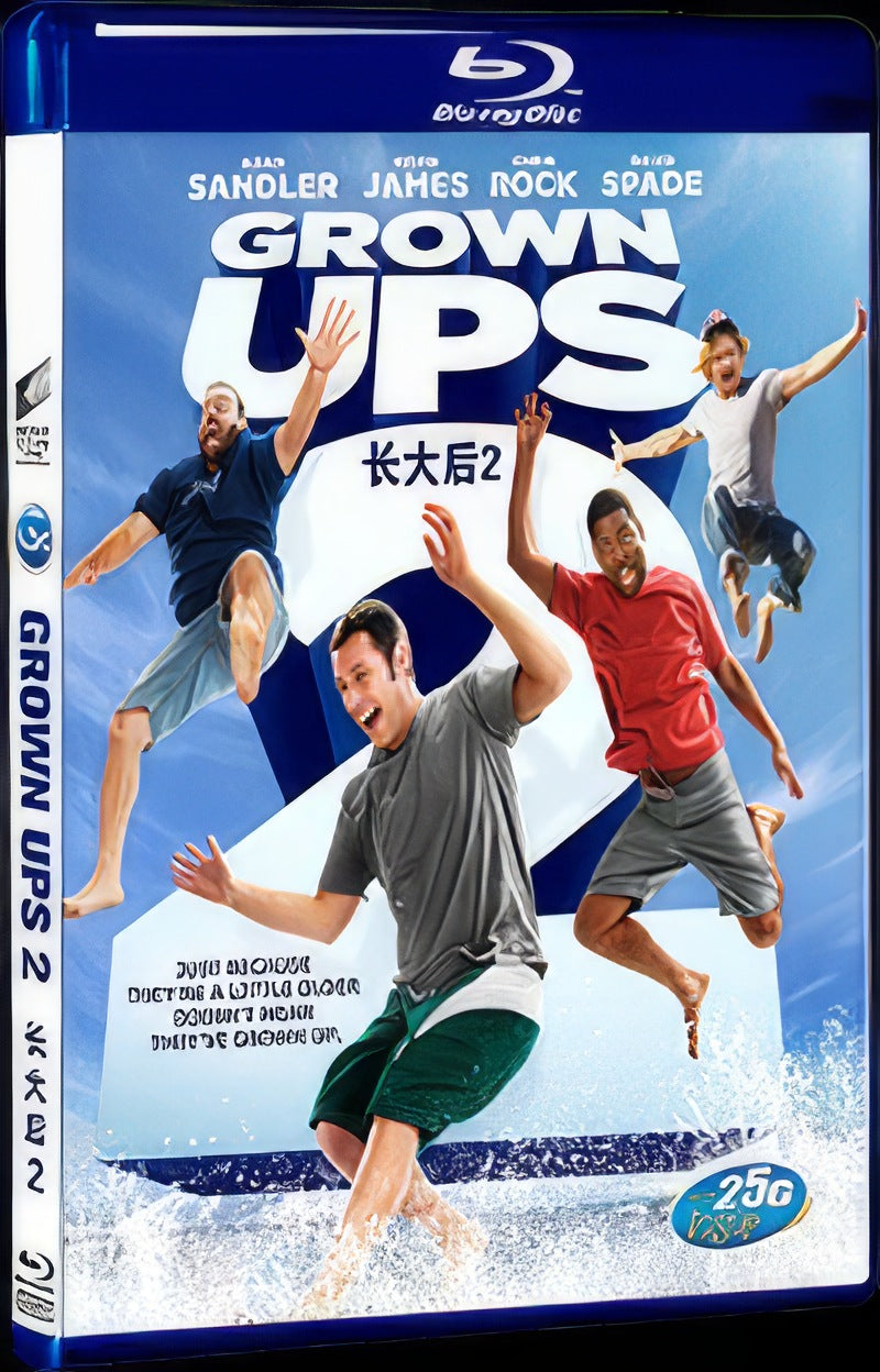 2013 Grown Ups 2 Movie 1-Disc Box Set for Gift Collection Blu-ray