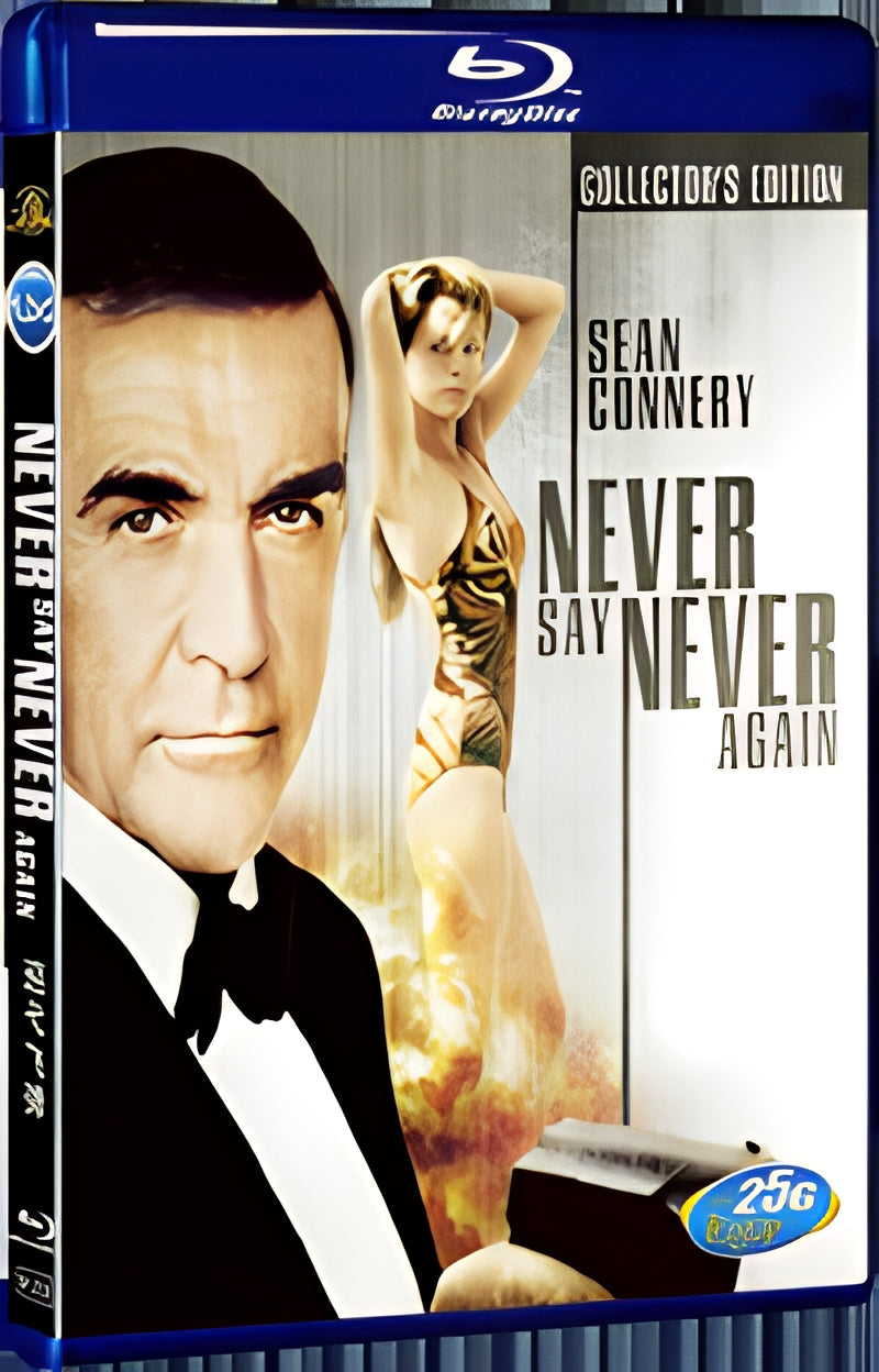 1983 Never Say Never Again 1080P for Gift 1-Disc All RegionPlay Seal Box Blu-ray
