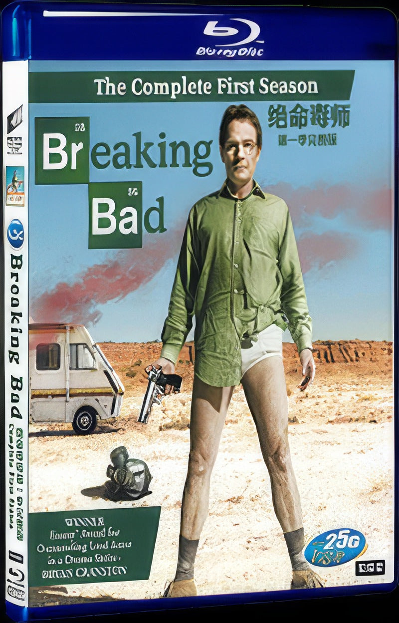 2008 Breaking Bad Season 1 Movie 2-Disc Box Set for Gift Collection Blu-ray