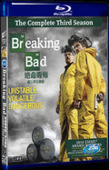 2010 Breaking Bad Season 3 Movie 3-Disc Box Set for Gift Collection Blu-ray