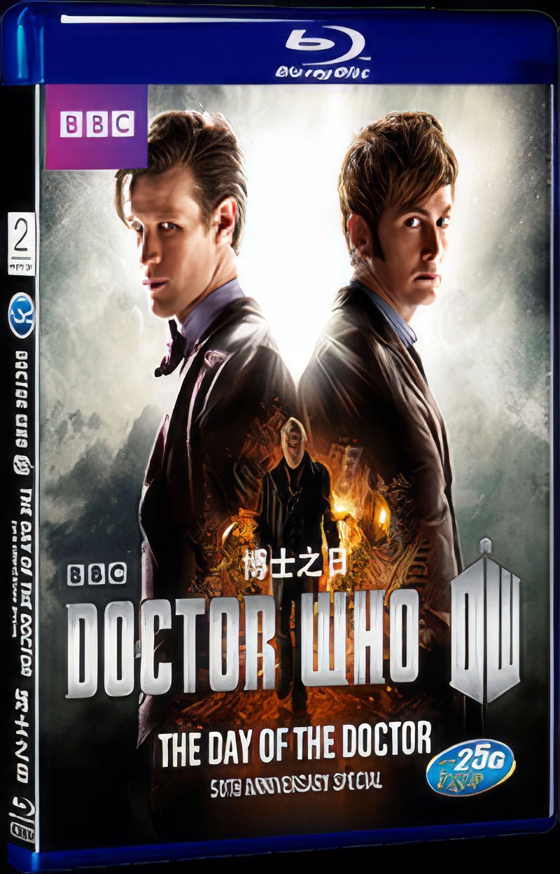 2013 The Day of the Doctor Movie 1-Disc Box Set for Gift Collection Blu-ray