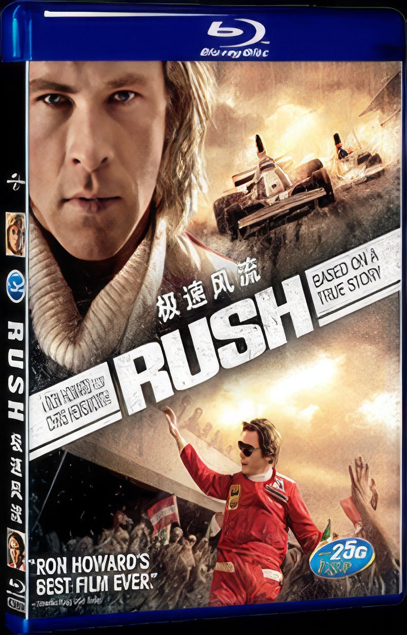 Rush‎ (2013) Movie 1-Disc Box Set for Gift Collection Blu-ray