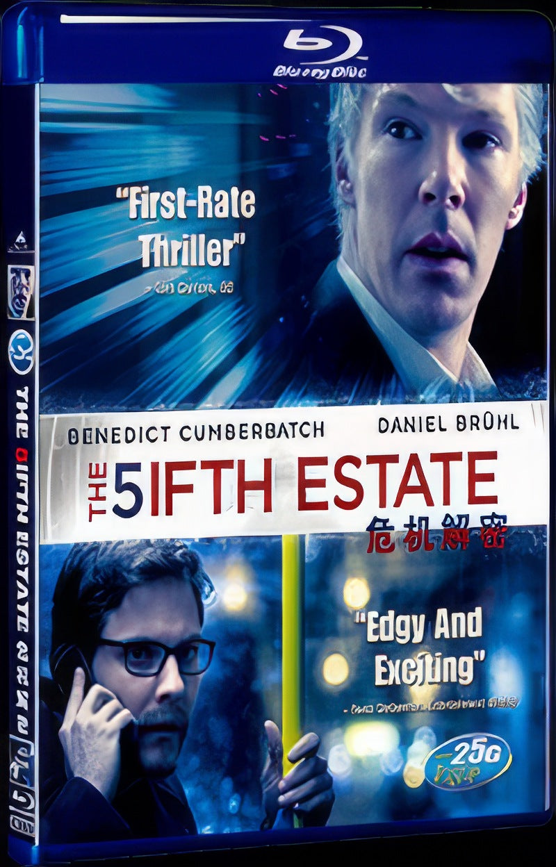 2013 The Fifth Estate Movie 1-Disc Box Set for Gift Collection Blu-ray