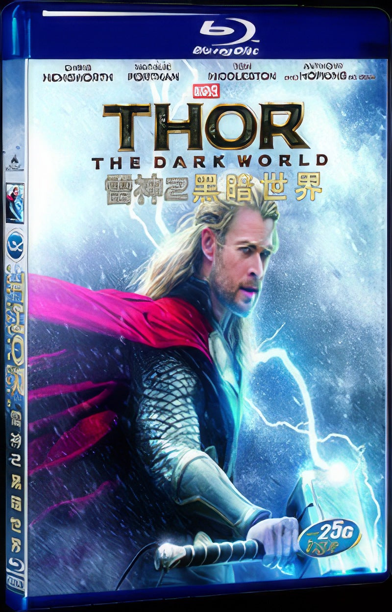 2013 Thor: The Dark World Movie 1-Disc Box Set for Gift Collection Blu-ray