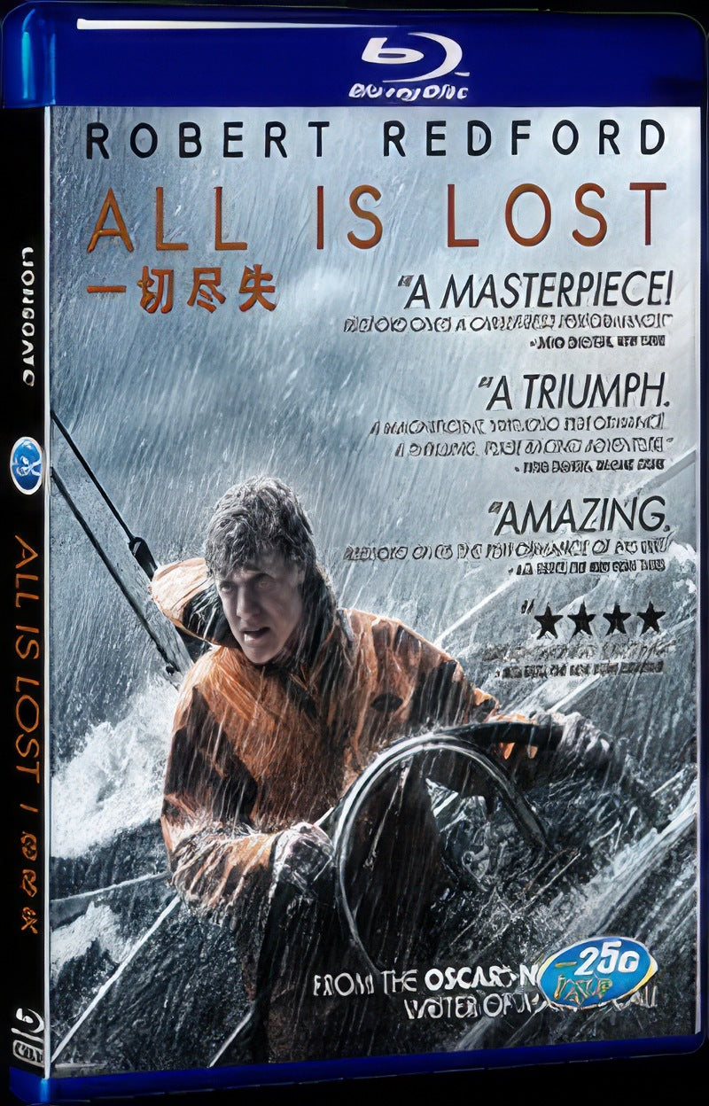 2013 All Is Lost Movie 1-Disc Box Set for Gift Collection Blu-ray