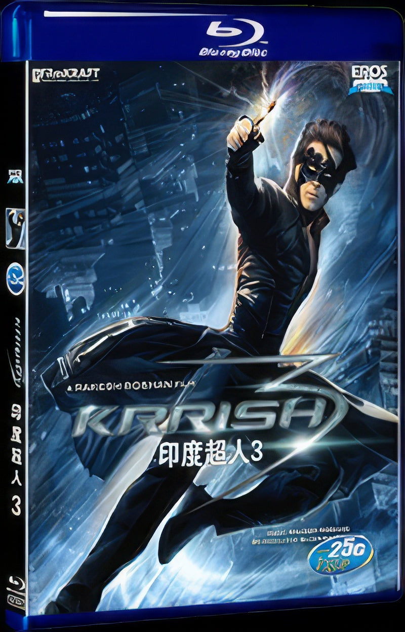 2013 Krrish 3 1080P for Gift 1-Disc All RegionPlay Seal Box Blu-ray