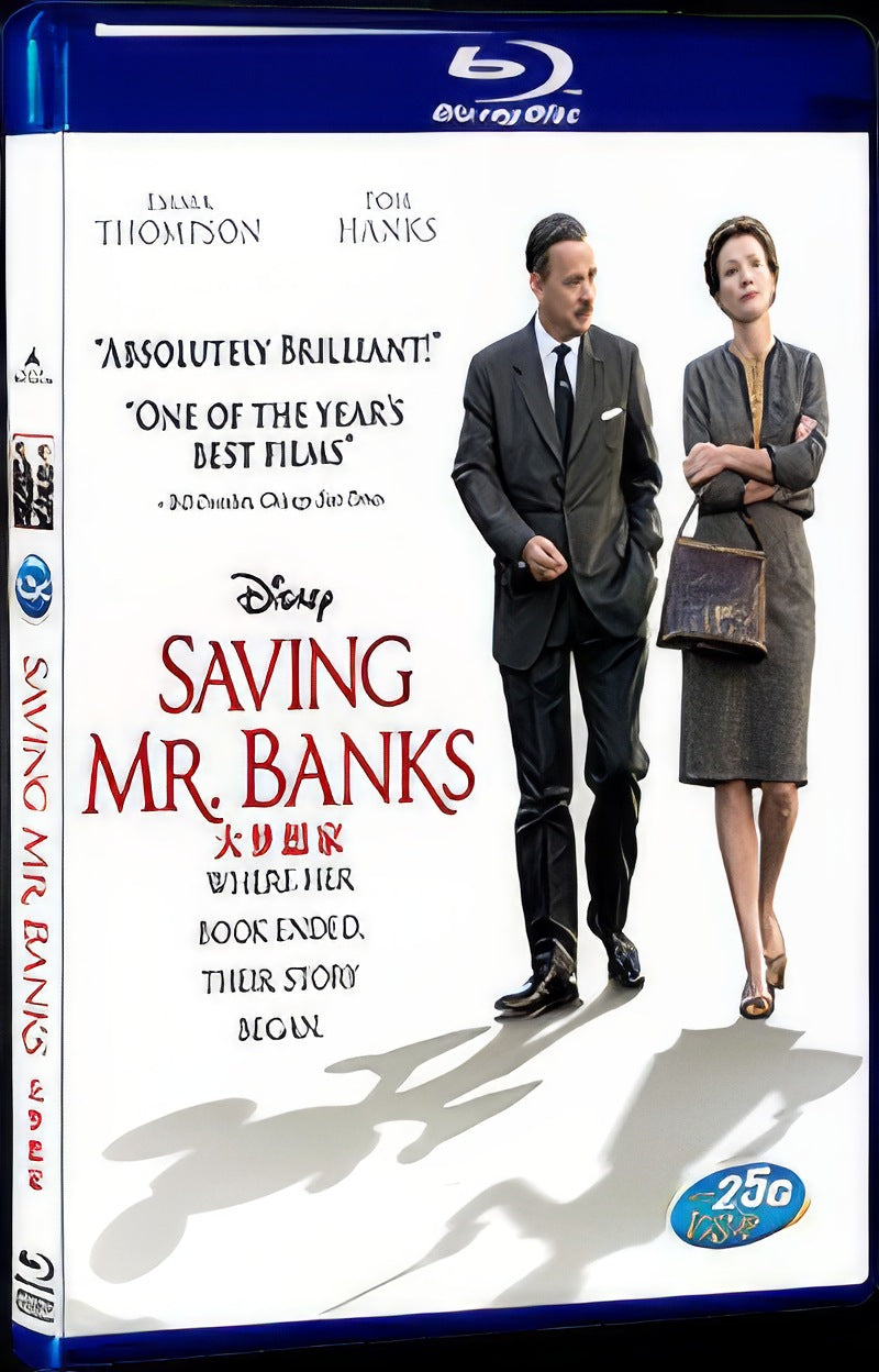 2013 Saving Mr. Banks Movie 1-Disc Box Set for Gift Collection Blu-ray