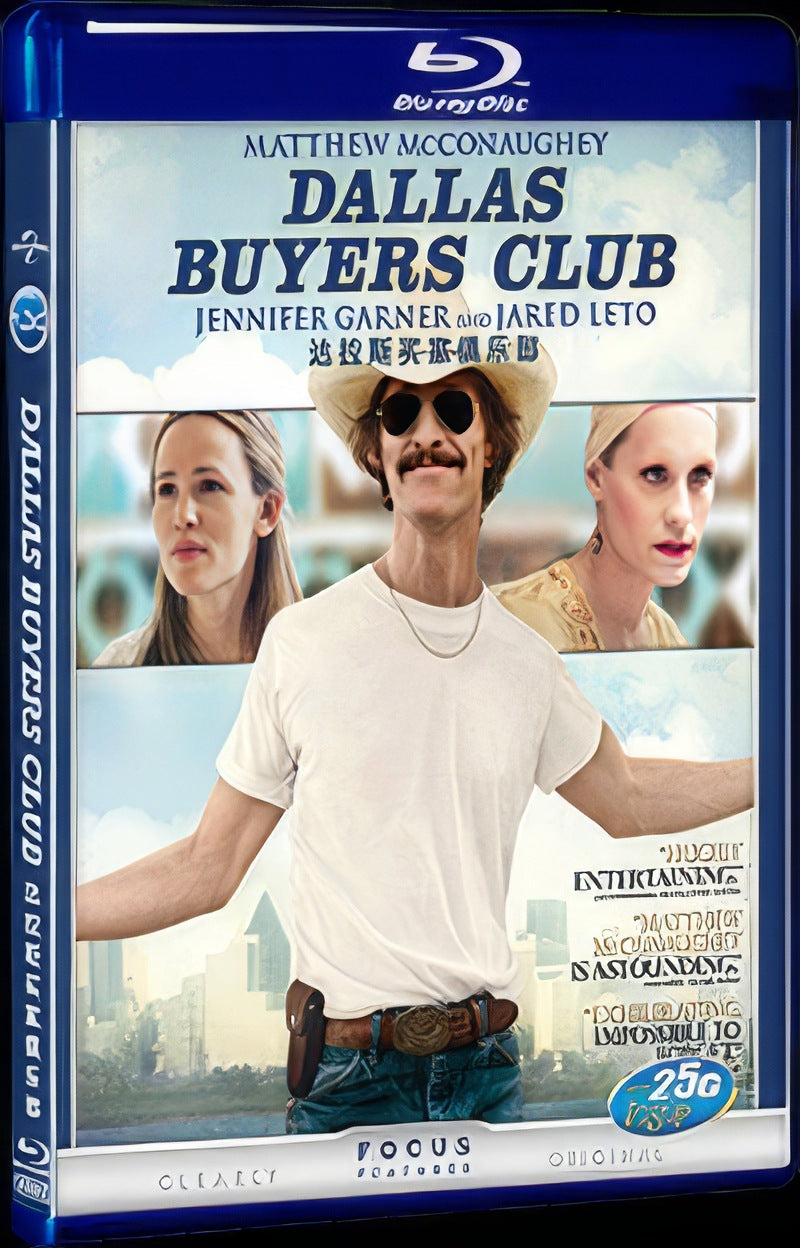 2013 Dallas Buyers Club Movie 1-Disc Box Set for Gift Collection Blu-ray
