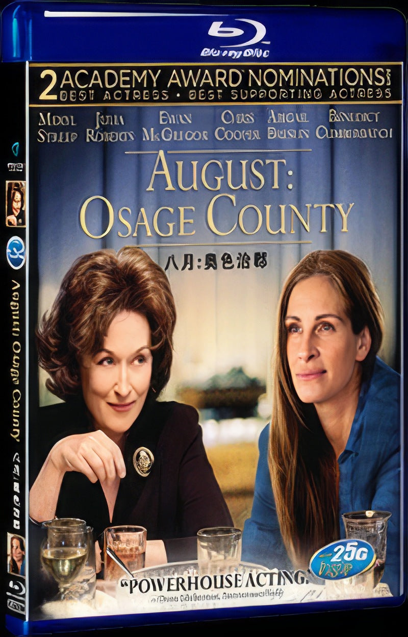 2013 August: Osage County Movie 1-Disc Box Set for Gift Collection Blu-ray