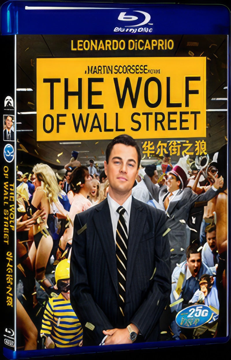 2013 The Wolf of Wall Street Movie 1-Disc Box Set for Gift Collection Blu-ray