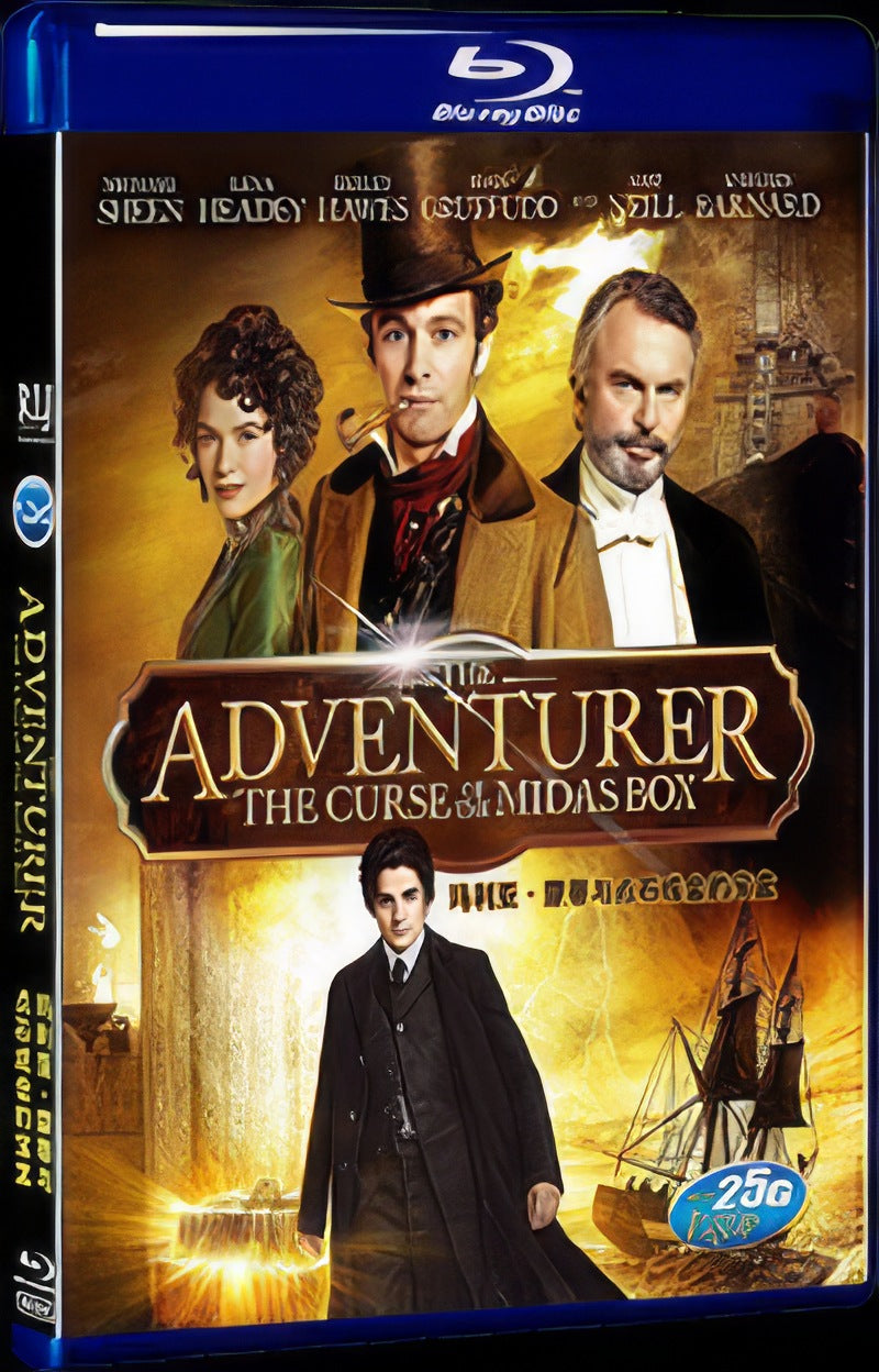 2013 The Adventurer: The Curse of the Midas Box Movie 1-Disc Box Set for Gift Collection Blu-ray
