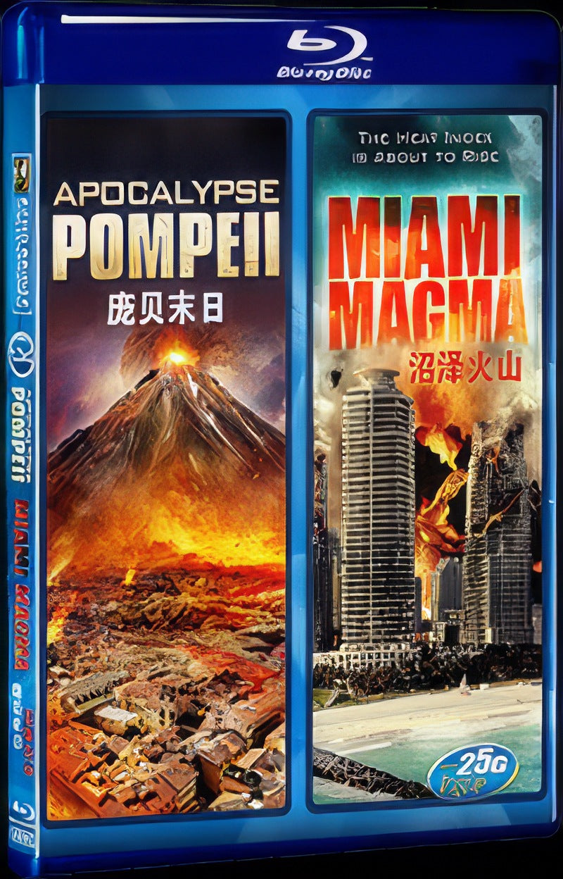 2014 Pompeii Movie 1-Disc Box Set for Gift Collection Blu-ray