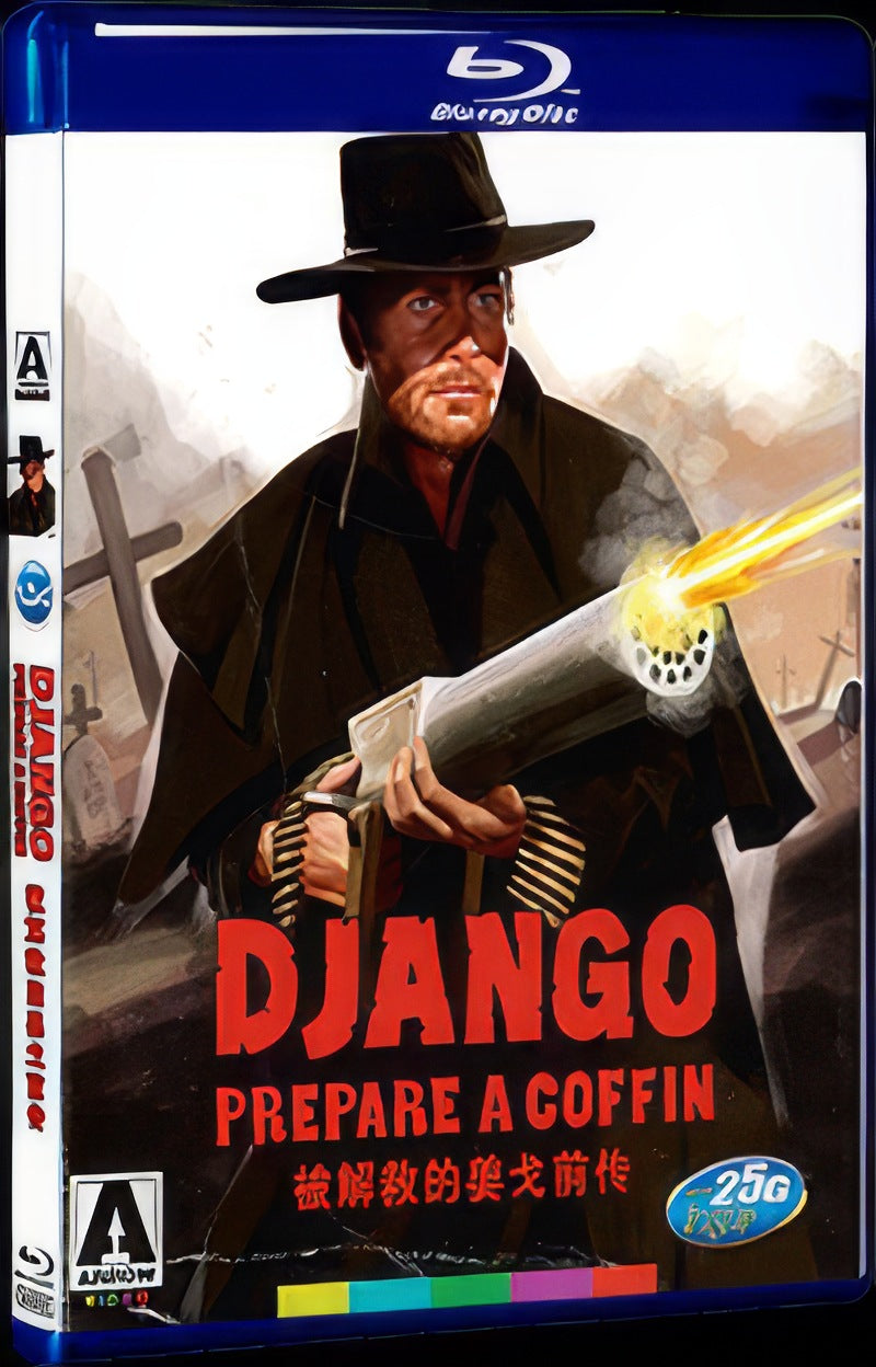 2012 Django Prepare a Coffin Movie 1-Disc Box Set for Gift Collection Blu-ray