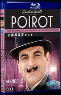 1991 Agatha Christie's Poirot Season 3 Movie 3-Disc Box Set for Gift Collection Blu-ray