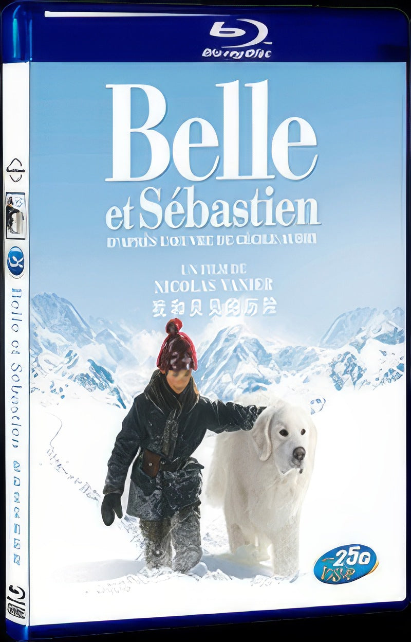 2013 Belle et Sébastien Movie 1-Disc Box Set for Gift Collection Blu-ray