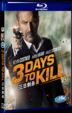 2014 Three Days to Kill Movie 1-Disc Box Set for Gift Collection Blu-ray