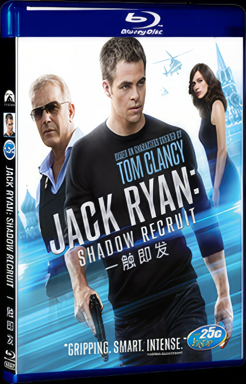 2014 Jack Ryan: Shadow Recruit Movie 1-Disc Box Set for Gift Collection Blu-ray