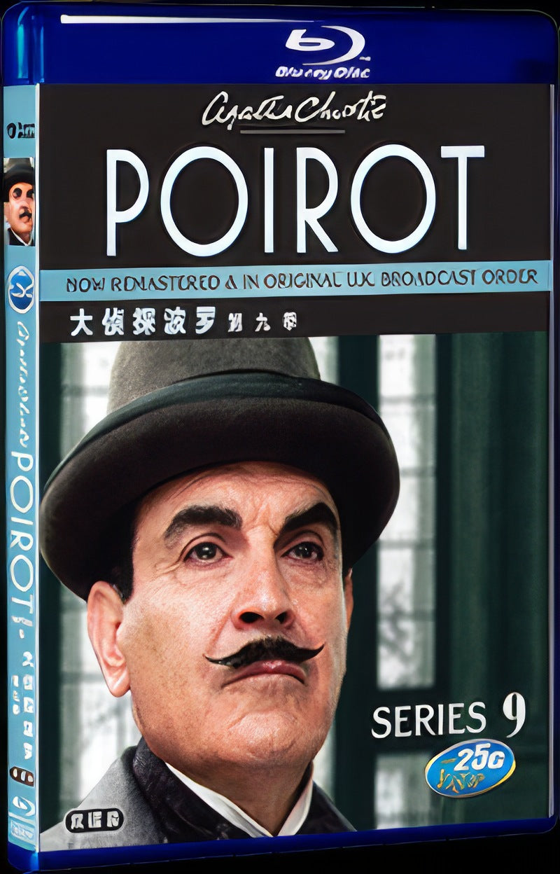 2003 Poirot: Series 9 Movie 1-Disc Box Set for Gift Collection Blu-ray