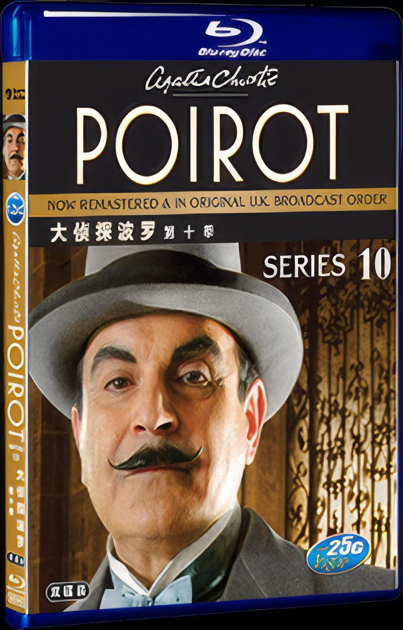 2005 Poirot: Series 10 Movie 1-Disc Box Set for Gift Collection Blu-ray