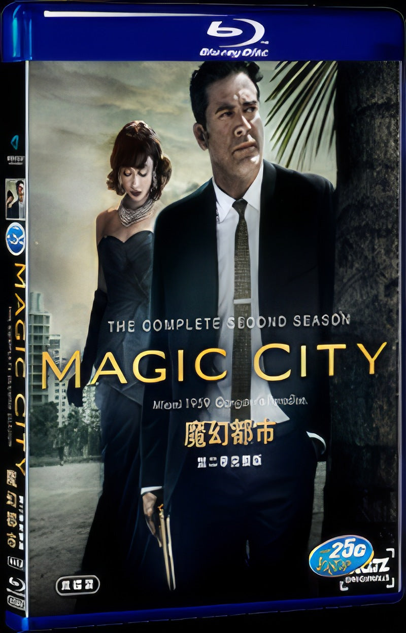 2013 Magic City Season 12 Movie 2-Disc Box Set for Gift Collection Blu-ray