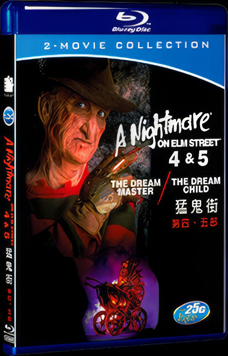 1988 A Nightmare On Elm Street 4: The Dream Master Movie 1-Disc Box Set for Gift Collection Blu-ray