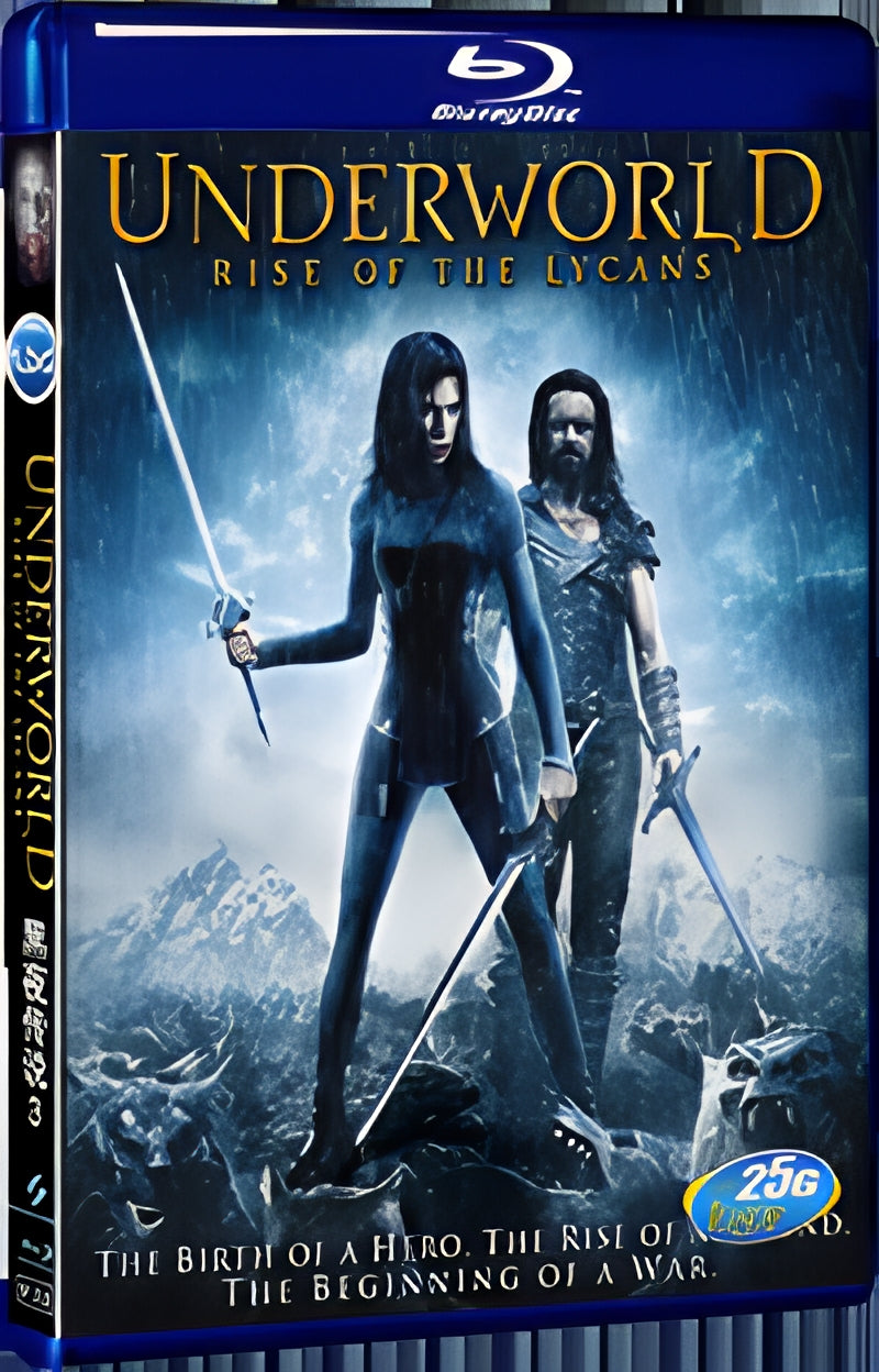 2009 Underworld: Rise of the Lycans 1080P for Gift 1-Disc All RegionPlay Seal Box Blu-ray