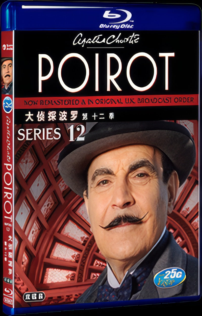 Agatha Christie's Poirot Season 12‎ (2010) Movie 2-Disc Box Set for Gift Collection Blu-ray