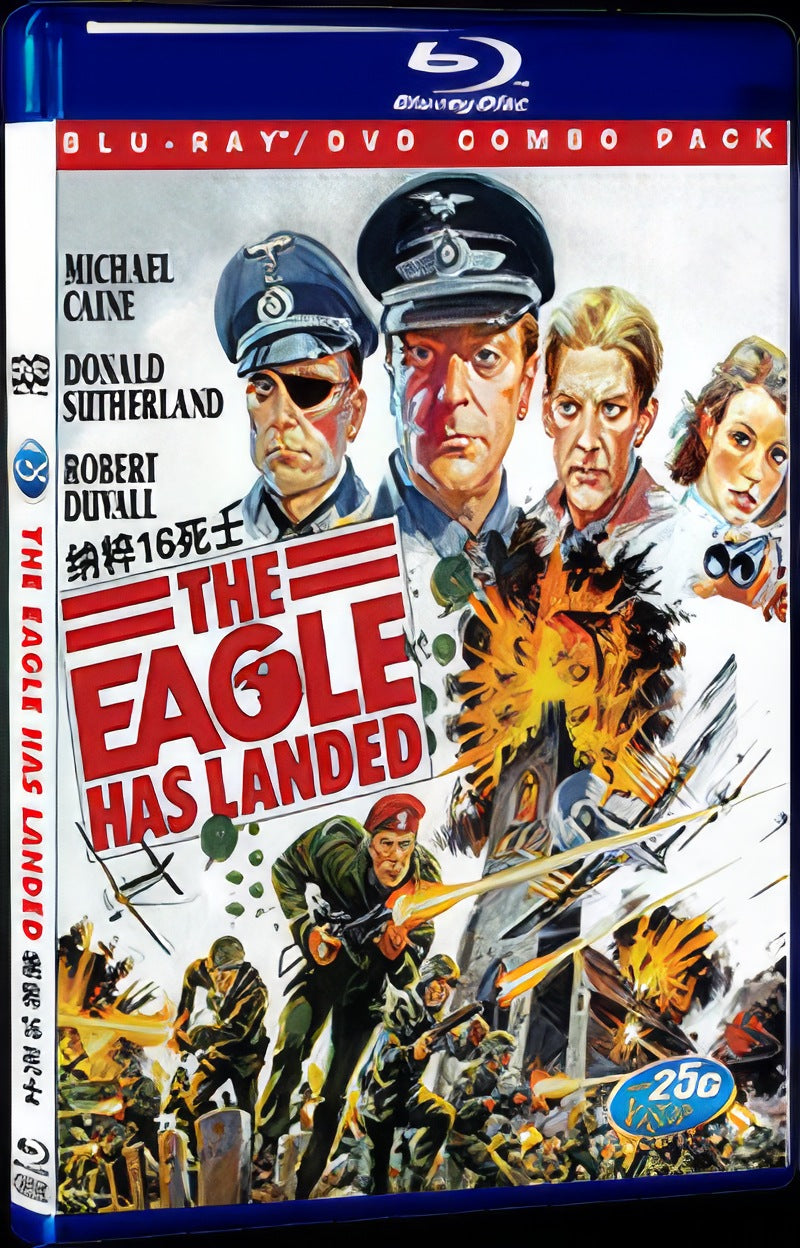 1976 The Eagle Has Landed Movie 1-Disc Box Set for Gift Collection Blu-ray