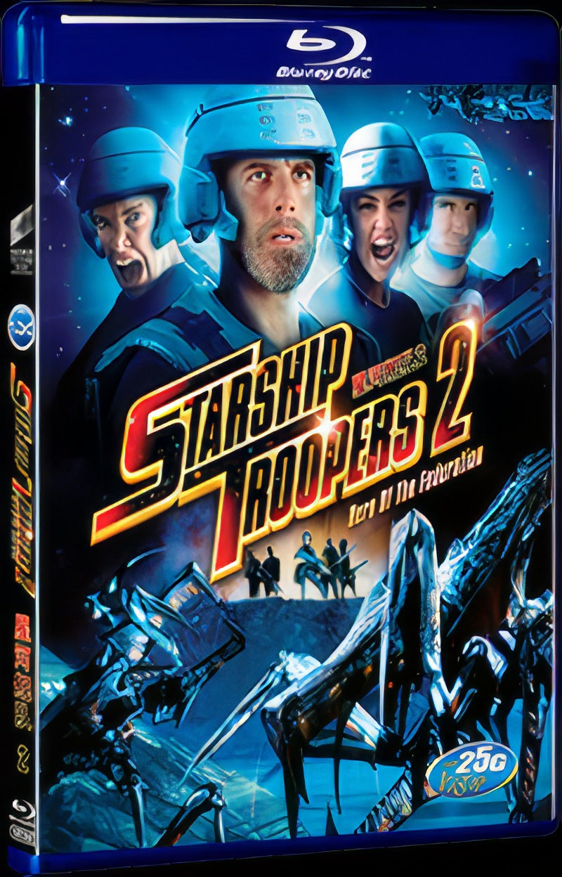 2004 Starship Troopers 2: Hero of the Federation Movie 1-Disc Box Set for Gift Collection Blu-ray