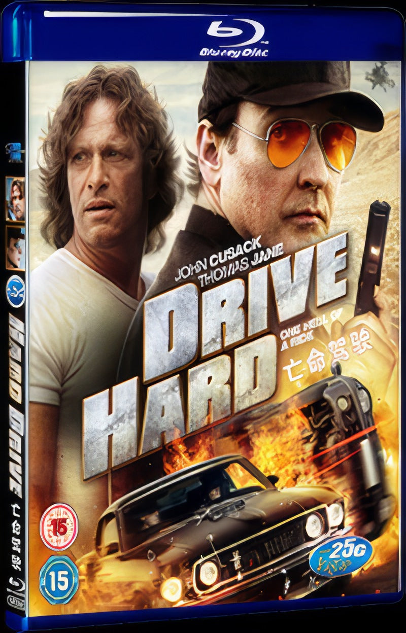 2011 Drive Hard Movie 1-Disc Box Set for Gift Collection Blu-ray