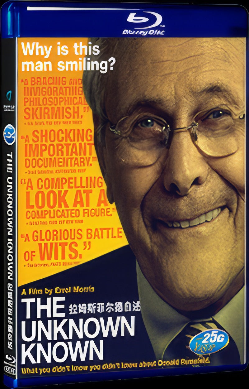 2013 The Unknown Known: The Life and Times of Donald Rumsfeld Movie 1-Disc Box Set for Gift Collection Blu-ray