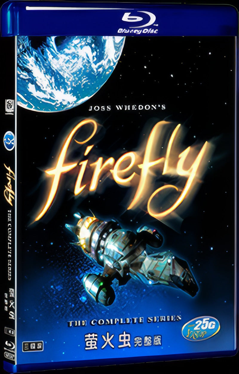 2002 Firefly Season 1 Movie 3-Disc Box Set for Gift Collection Blu-ray