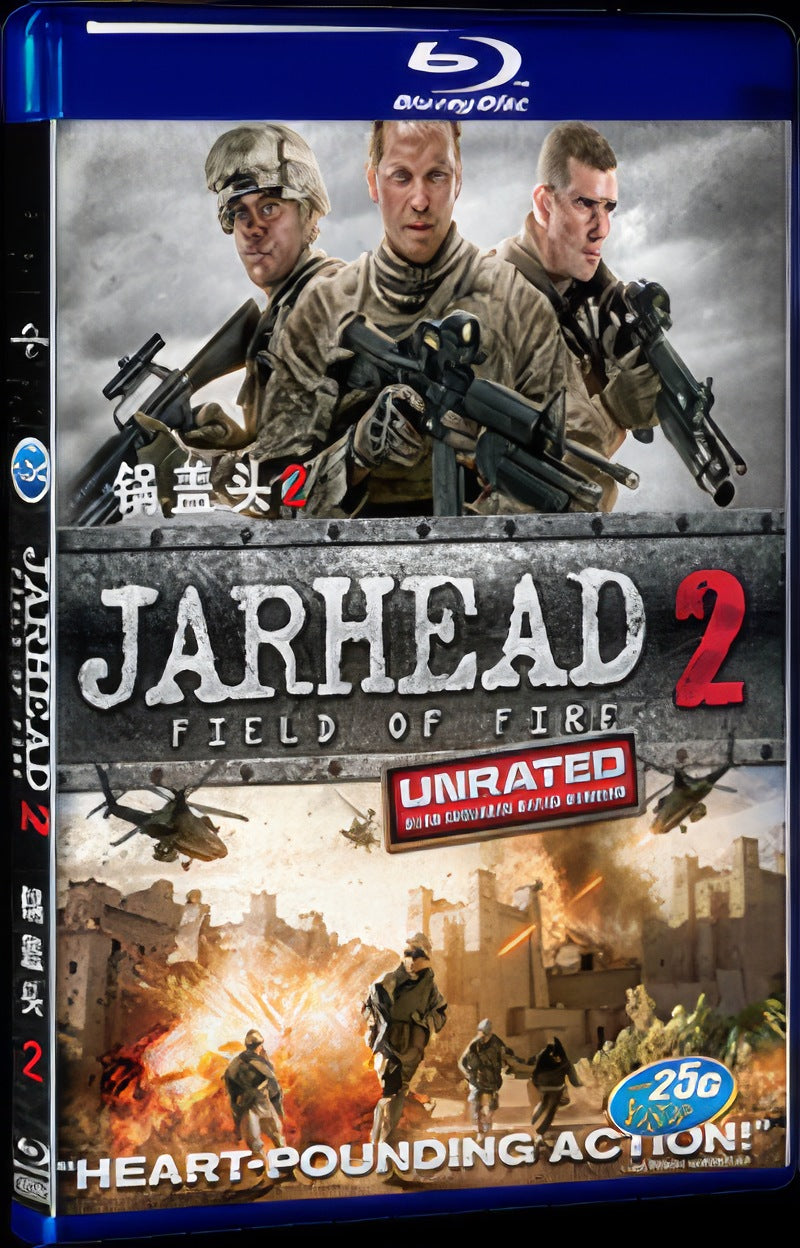 Jarhead 2: Field of Fire (2014) Movie 1-Disc Box Set for Gift Collection Blu-ray