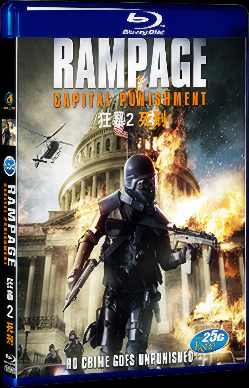 Rampage 2 (2014) Movie 1-Disc Box Set for Gift Collection Blu-ray