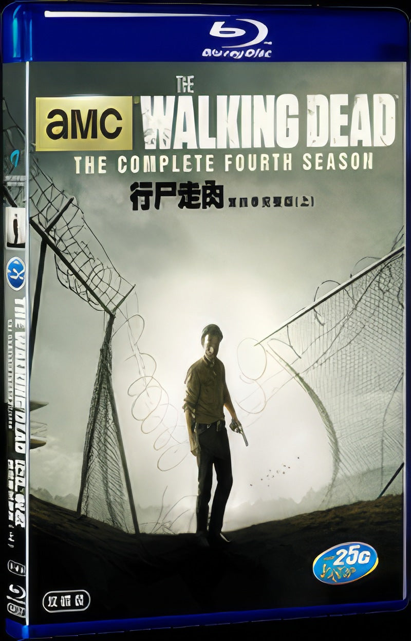 The Walking Dead Season 4 (2013) Movie 4-Disc Box Set for Gift Collection Blu-ray