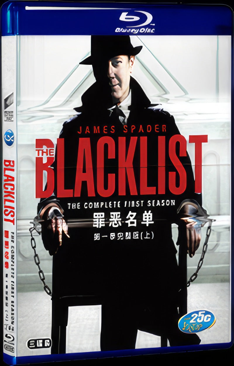 The Blacklist Season 1 (2013) Movie 5-Disc Box Set for Gift Collection Blu-ray