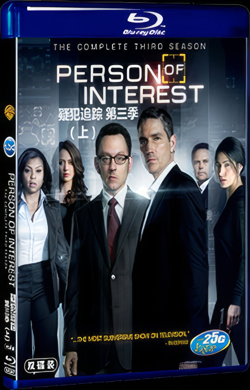 Person of Interest Season 3 (2013) Movie 4-Disc Box Set for Gift Collection Blu-ray