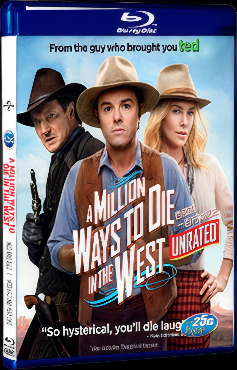 A Million Ways to Die in the West (2014) Movie 1-Disc Box Set for Gift Collection Blu-ray