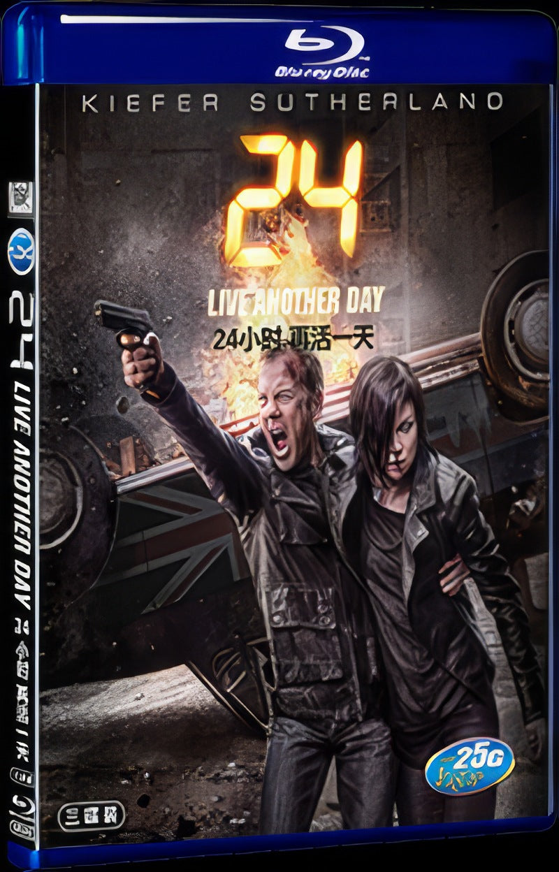 24: Live Another Day (2014) Movie 3-Disc Box Set for Gift Collection Blu-ray