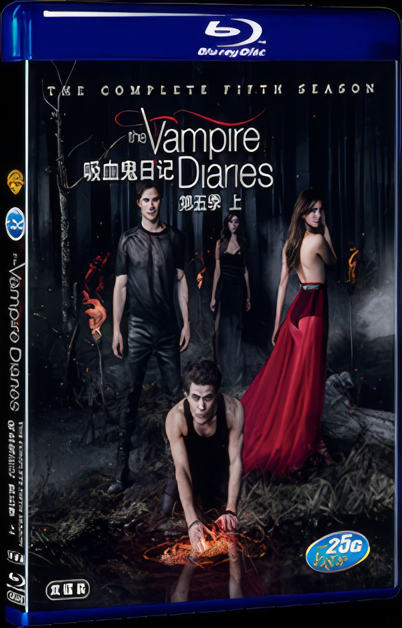 Vampire Diaries Season 5 (2013) Movie 4-Disc Box Set for Gift Collection Blu-ray